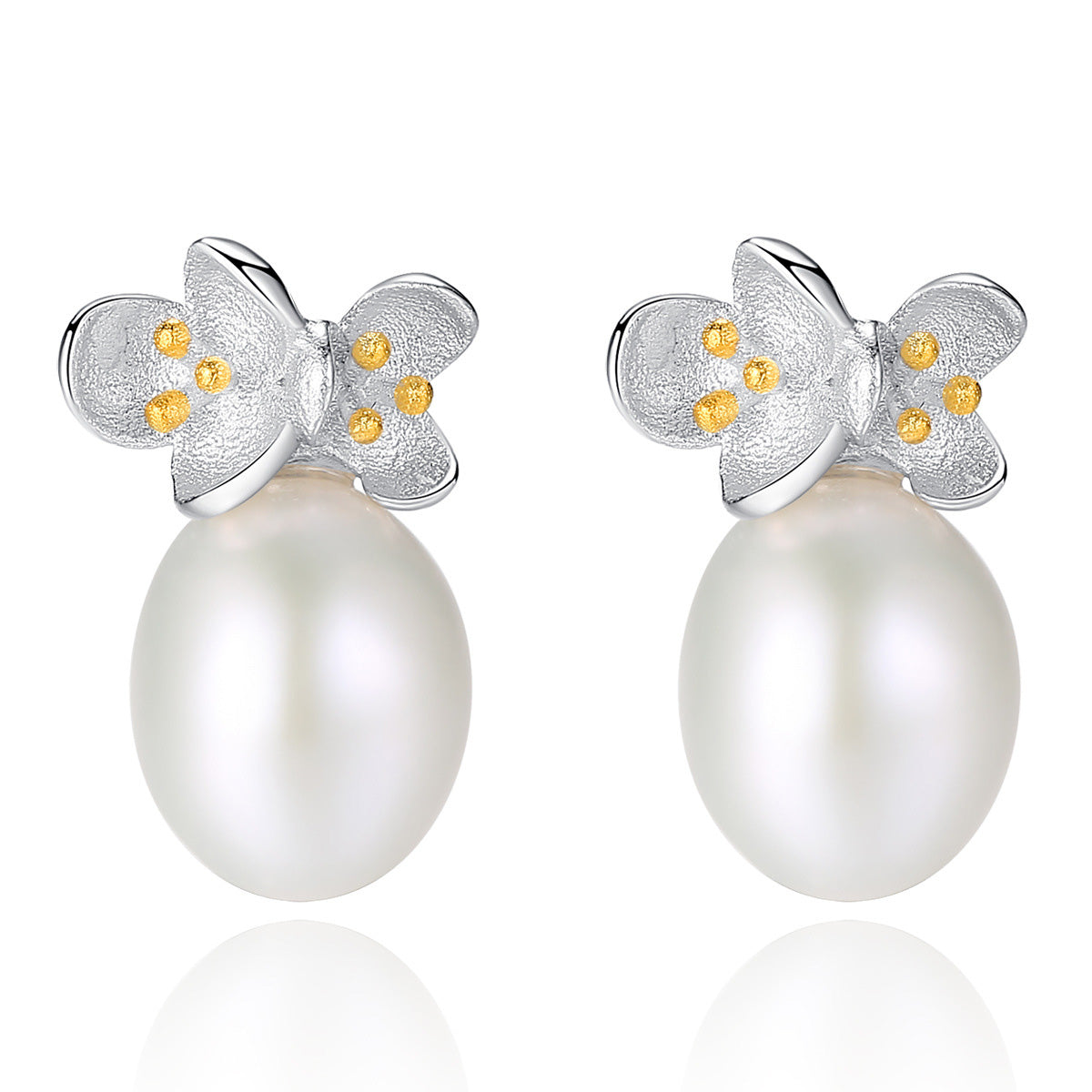 Big Pearl Studs Earrings - HERS