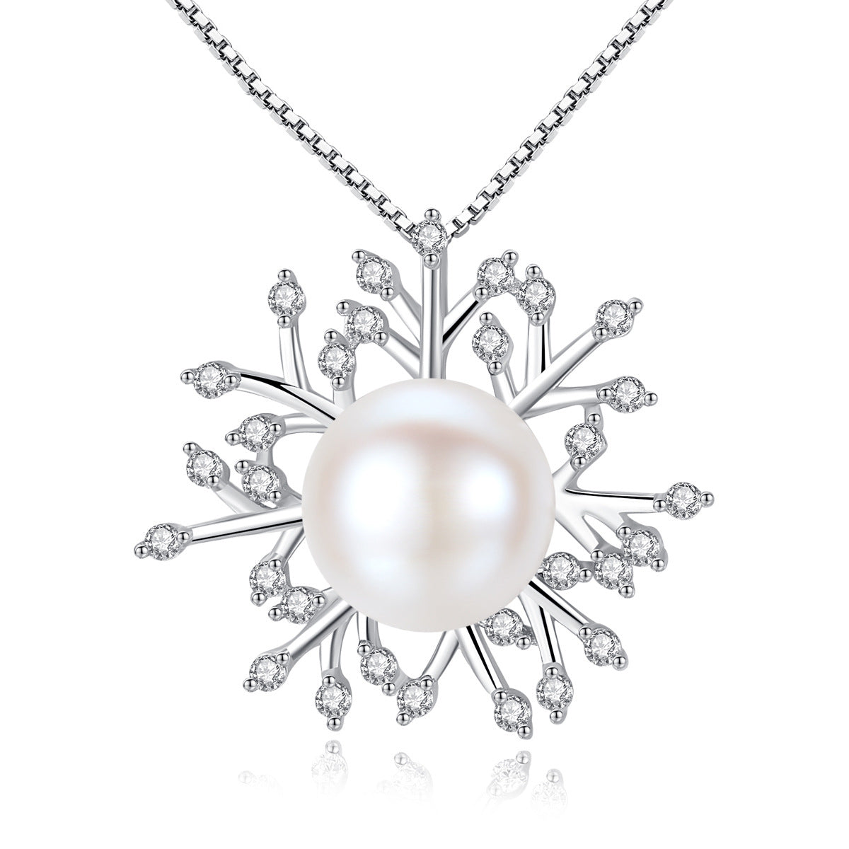 Pearl Flower Necklace - HERS