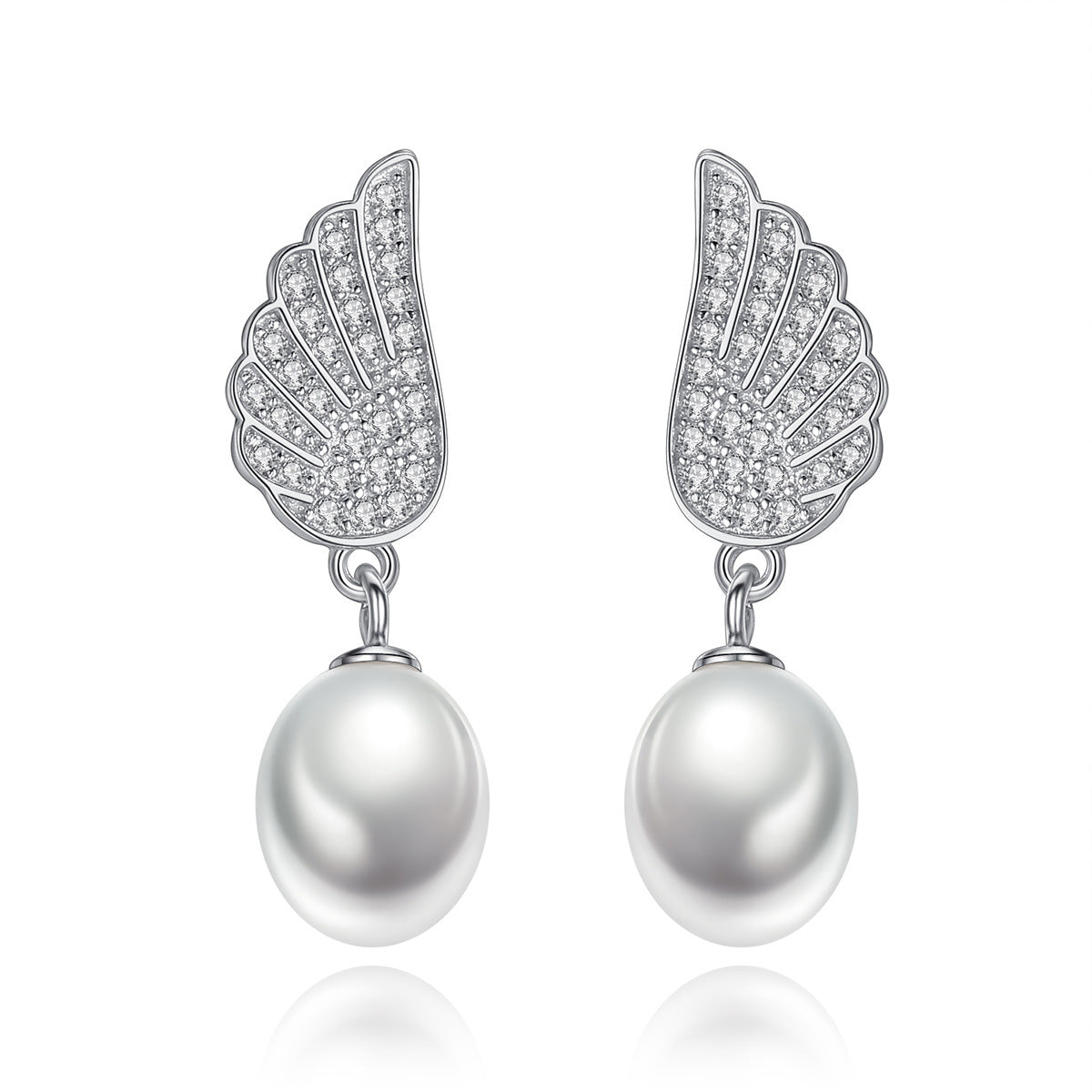 Pearl Drop Earrings Bridal - HERS
