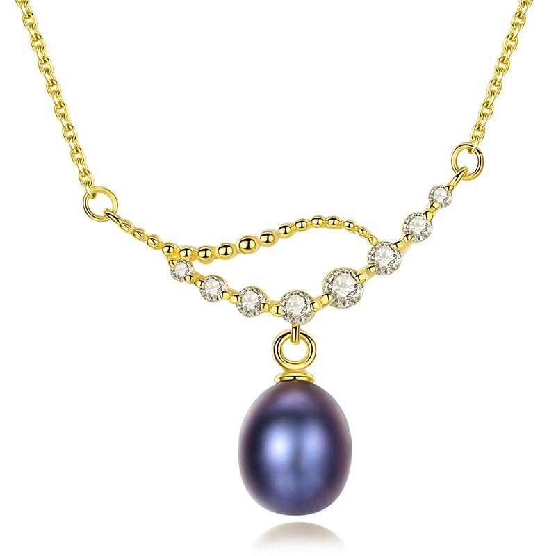 Black Pearl Necklace - HERS