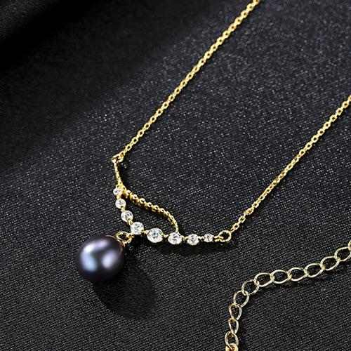 Black Pearl Necklace - HERS