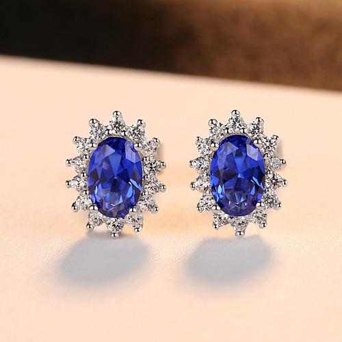Blue Sapphire Stud Earrings - HERS
