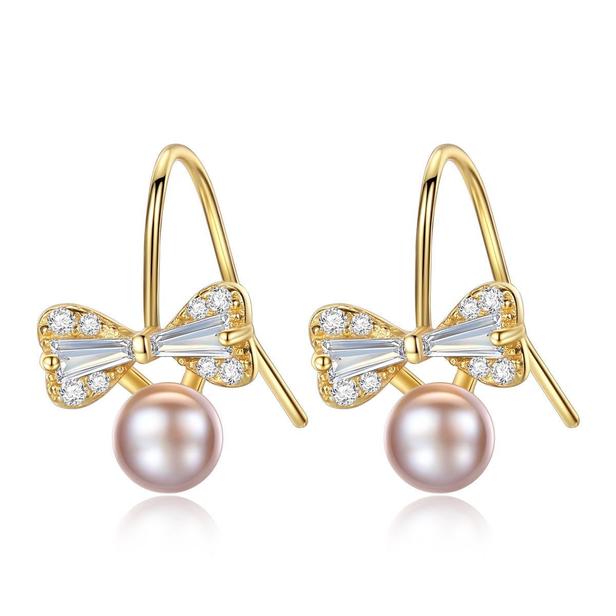 Bow and Pearl Earrings - HERS