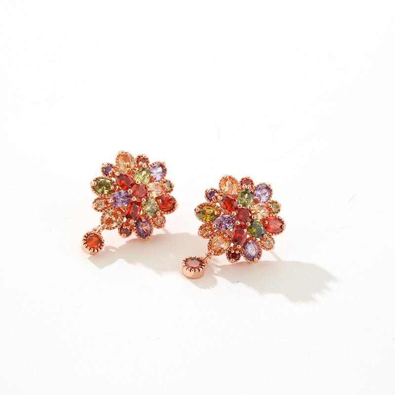 Colorful Flower Earrings - HERS