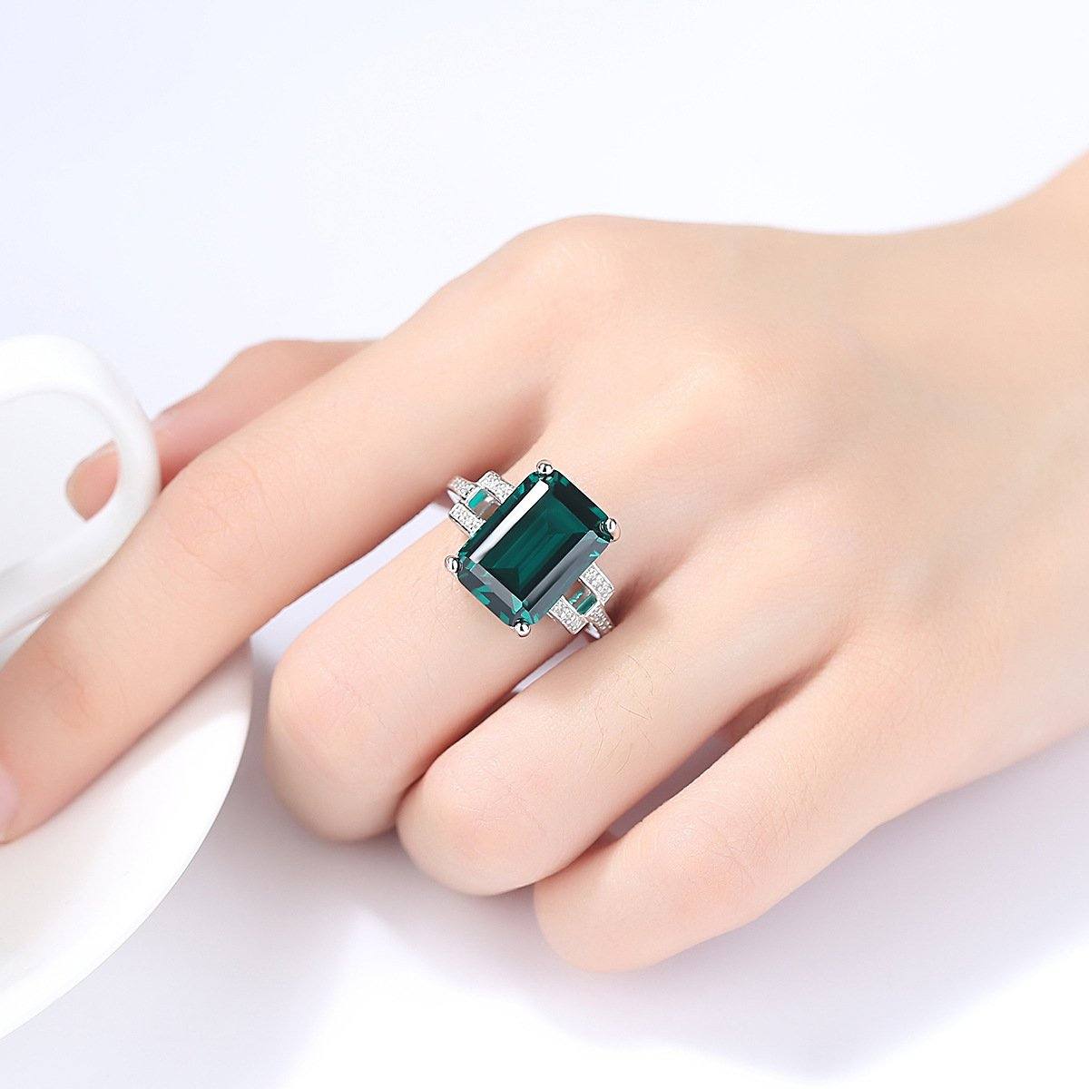 Emerald Cocktail Ring - HERS