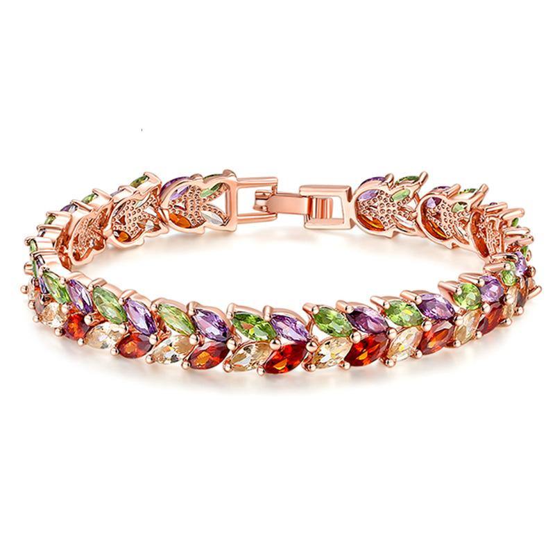 Multicolor Gemstone Bracelet - HERS