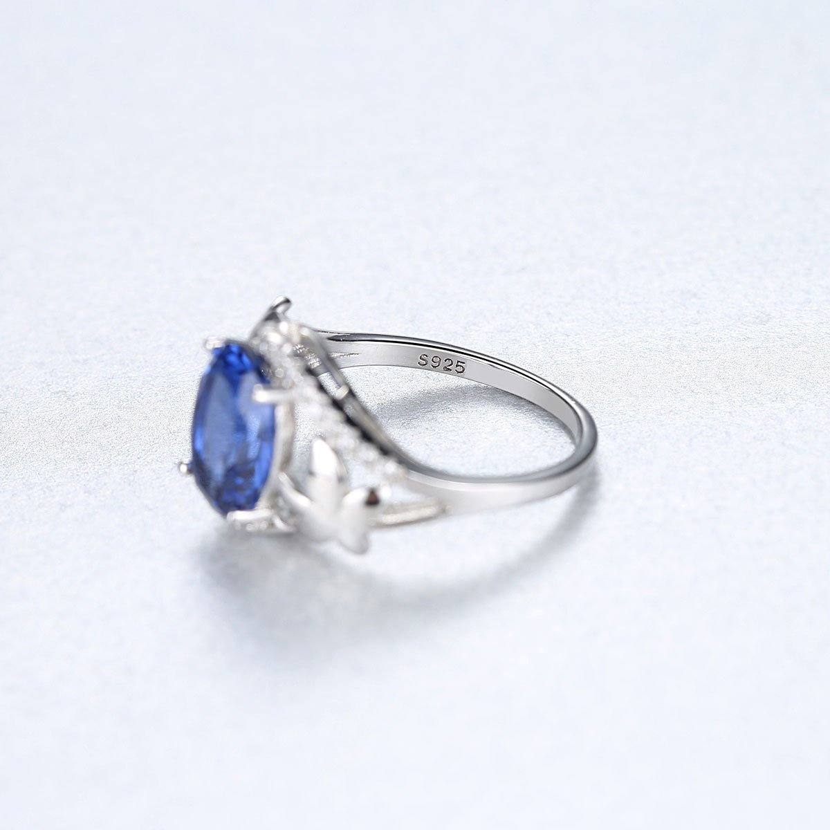 Sterling Silver Sapphire Ring - HER'S