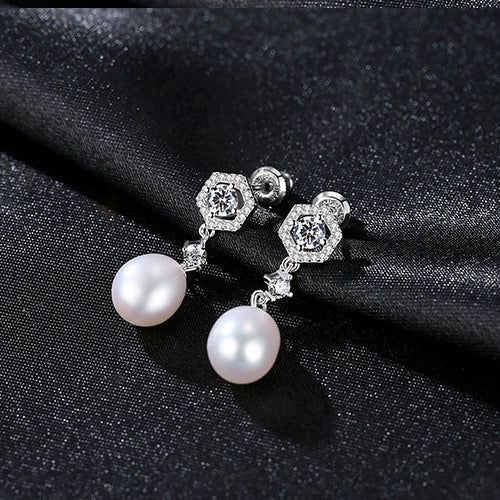 Freshwater Cultured Pearl Bridesmaid Earrings - HERS