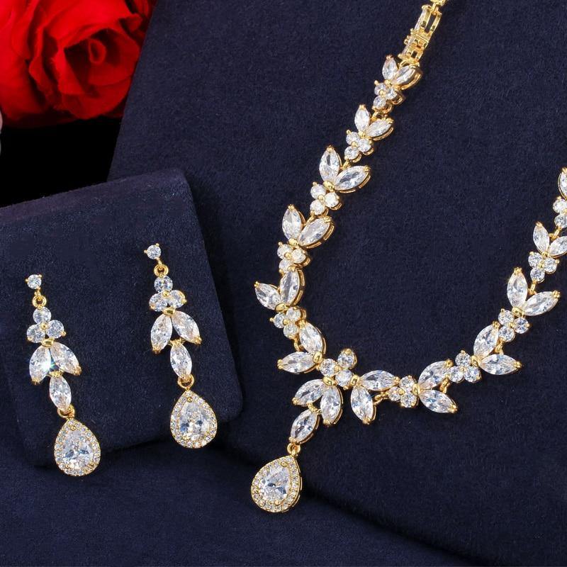 Gold Plated Bridal Jewellery Set - HERS
