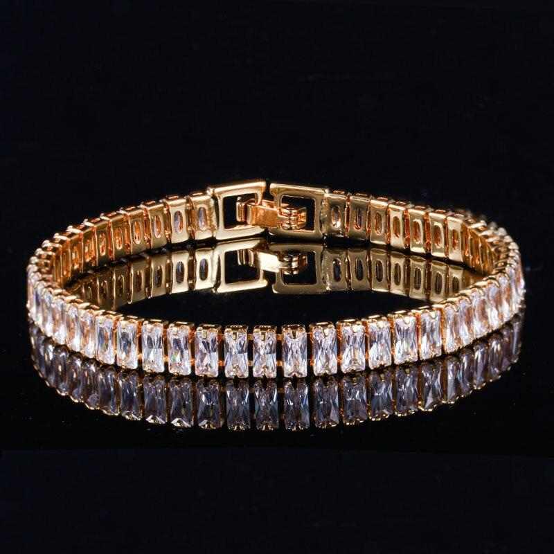 Gold Plated Tennis Bracelet - HERS