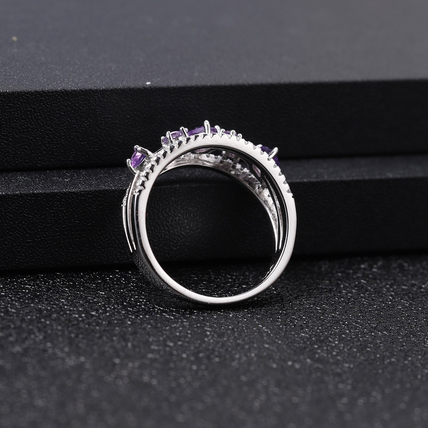 Amethyst Stackable Ring - HERS