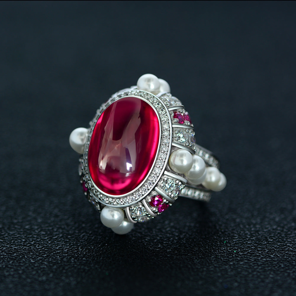 Art Deco Ruby Ring - HERS