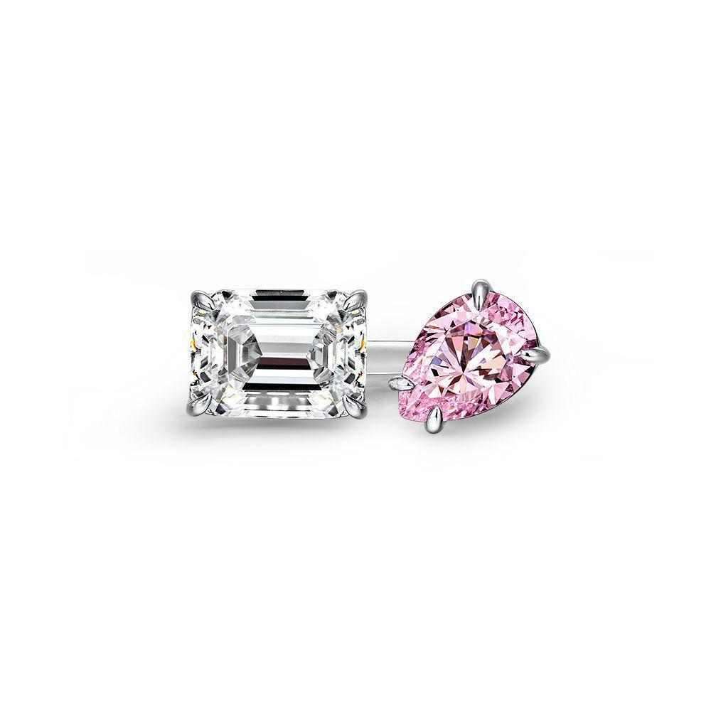 Pink Diamond Toi Et Moi Ring - HERS