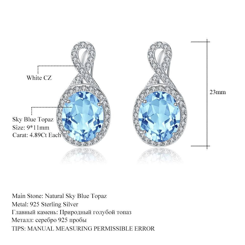 Blue Topaz Earrings - HERS