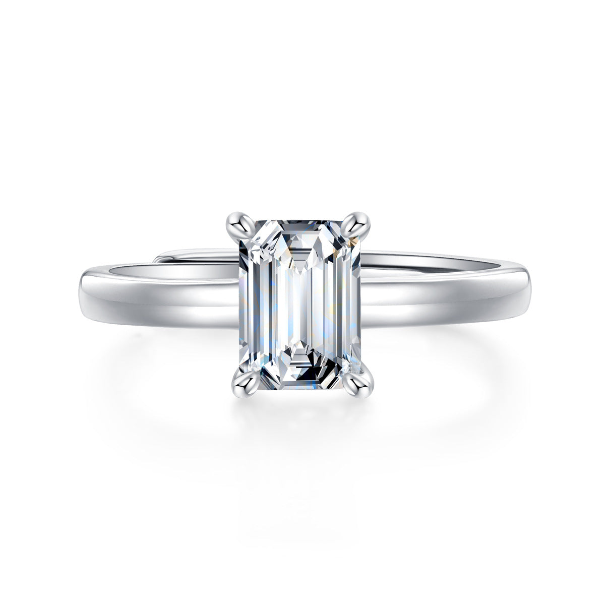 Moissanite Solitaire Engagement Rings - HERS