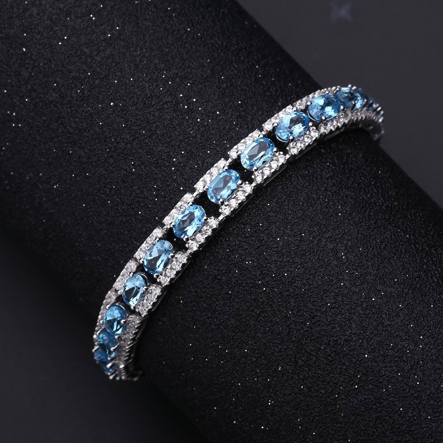 Blue Topaz Bracelet - HER'S