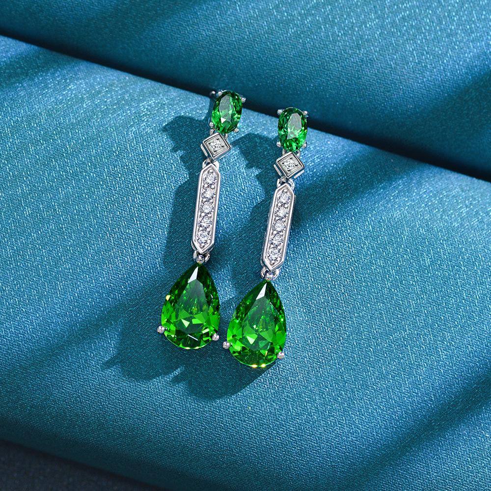 Emerald Drop Earrings Special - HERS