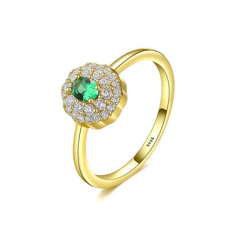 Emerald Gold Ring - HERS