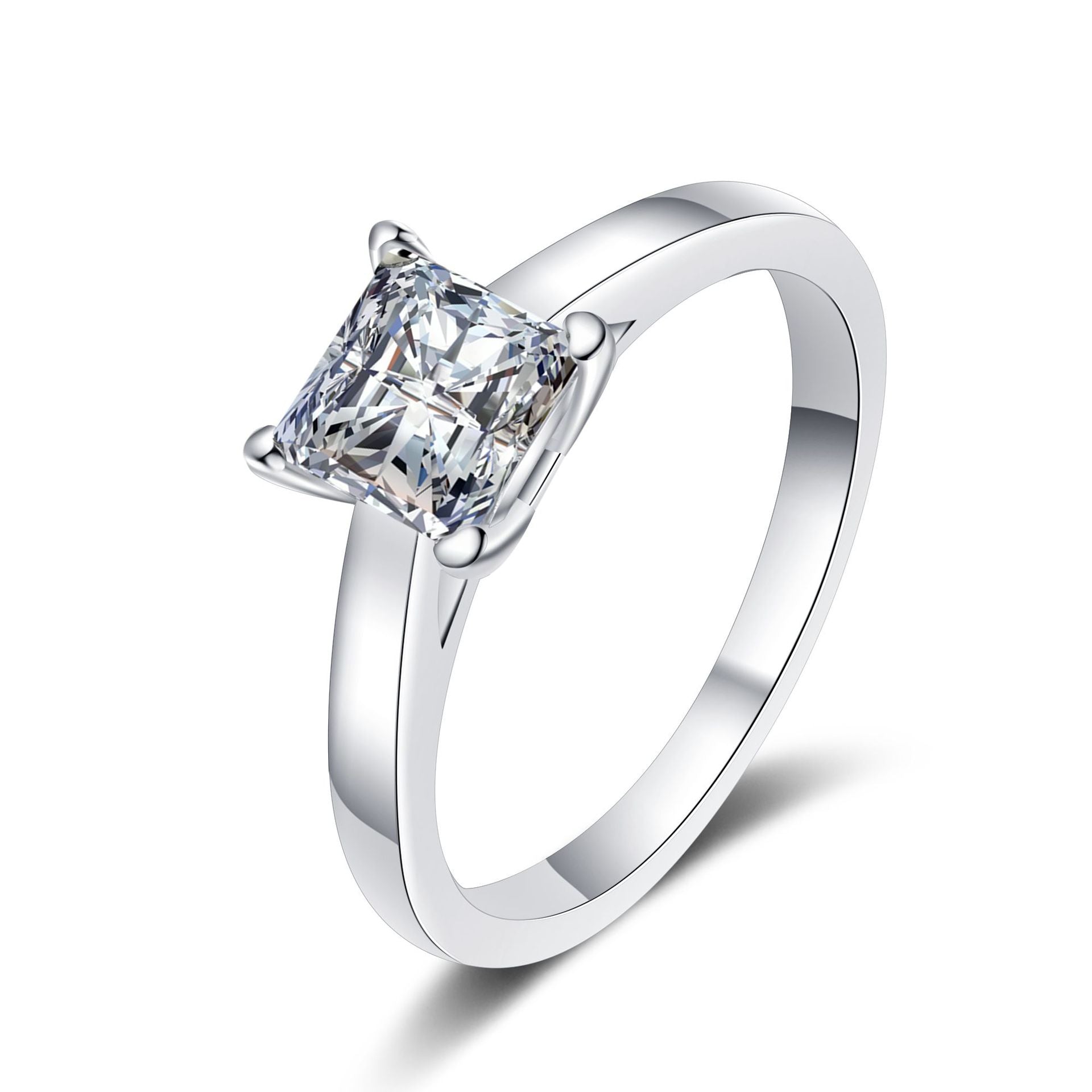 2 ct Moissanite Engagement Ring - HERS