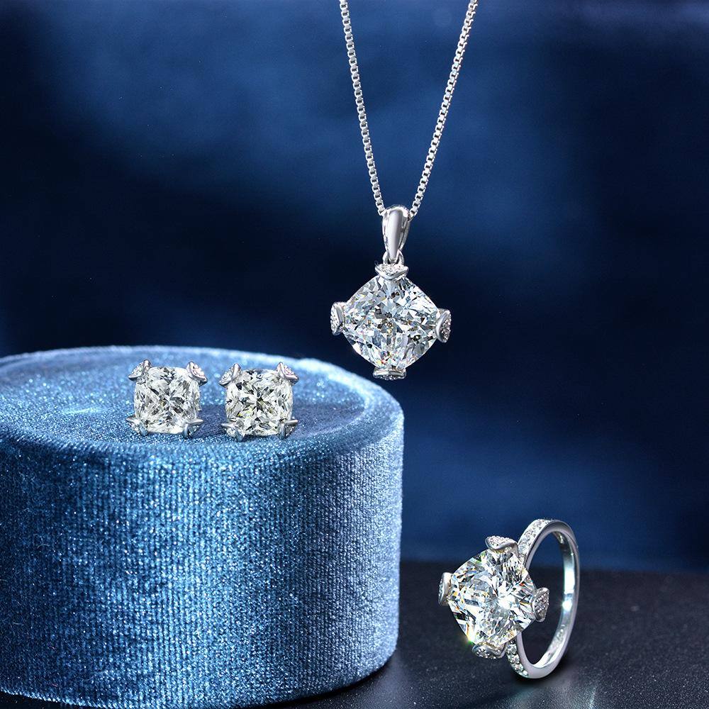 Diamond Solitaire Necklace - HERS