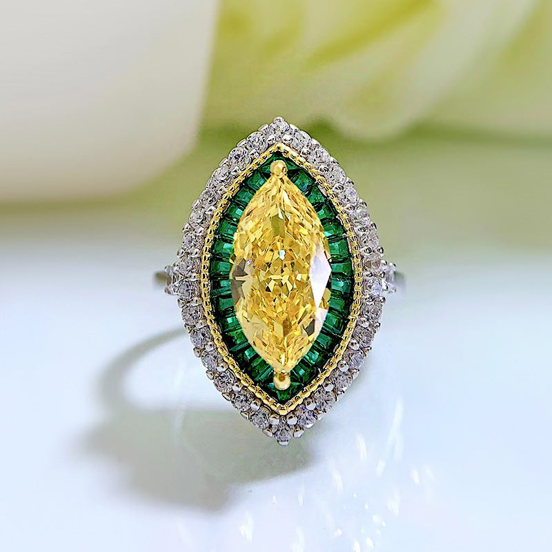 Art Deco Marquise Ring - HERS