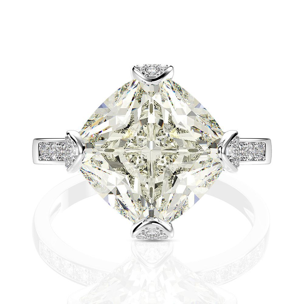 Solitaire Diamond Engagement Ring – HERS