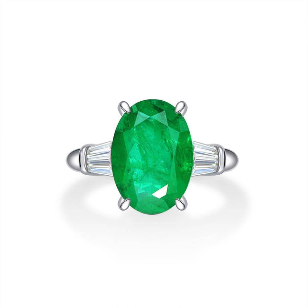Oval Emerald Ring - HERS