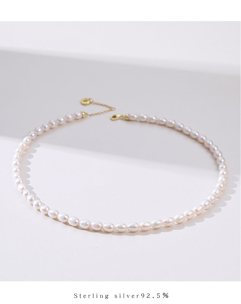 Small Pearl Bead Necklace