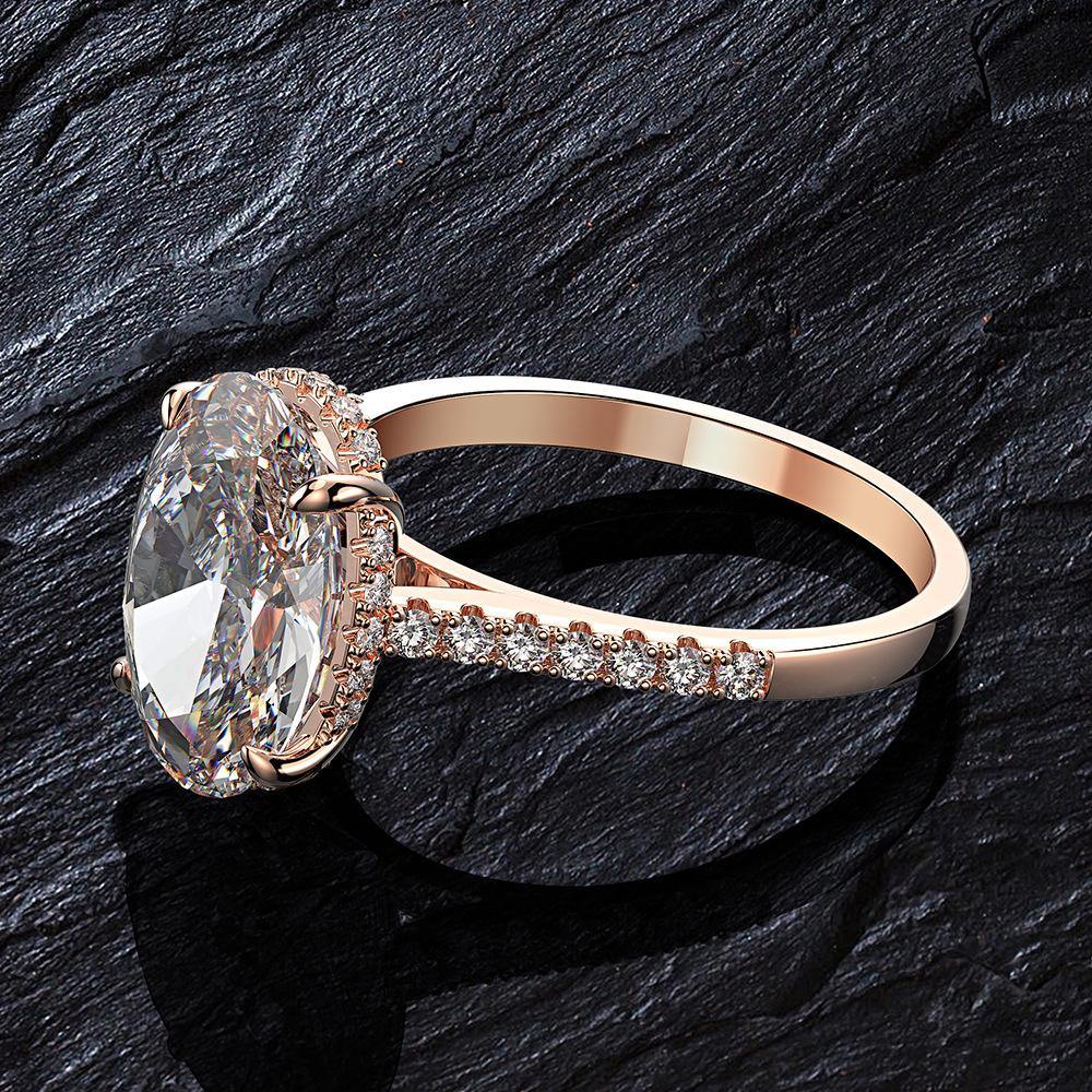 Oval Engagement Ring - HERS