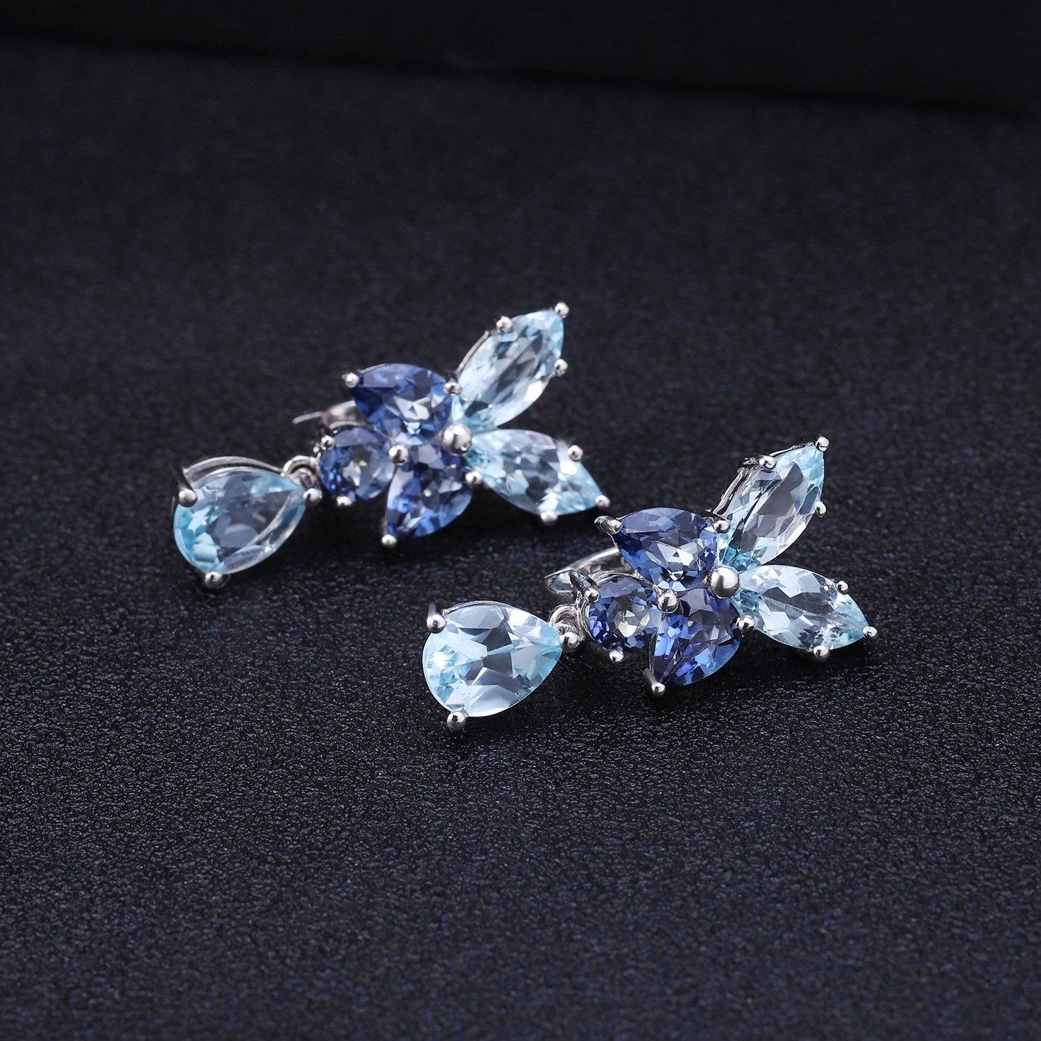 Blue Topaz Jewelry Set - HERS