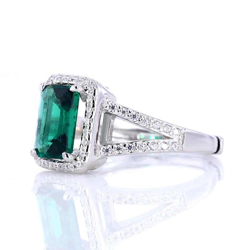 Lab Created Emerald Ring - HERS