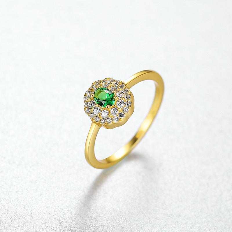 Emerald Gold Ring - HERS