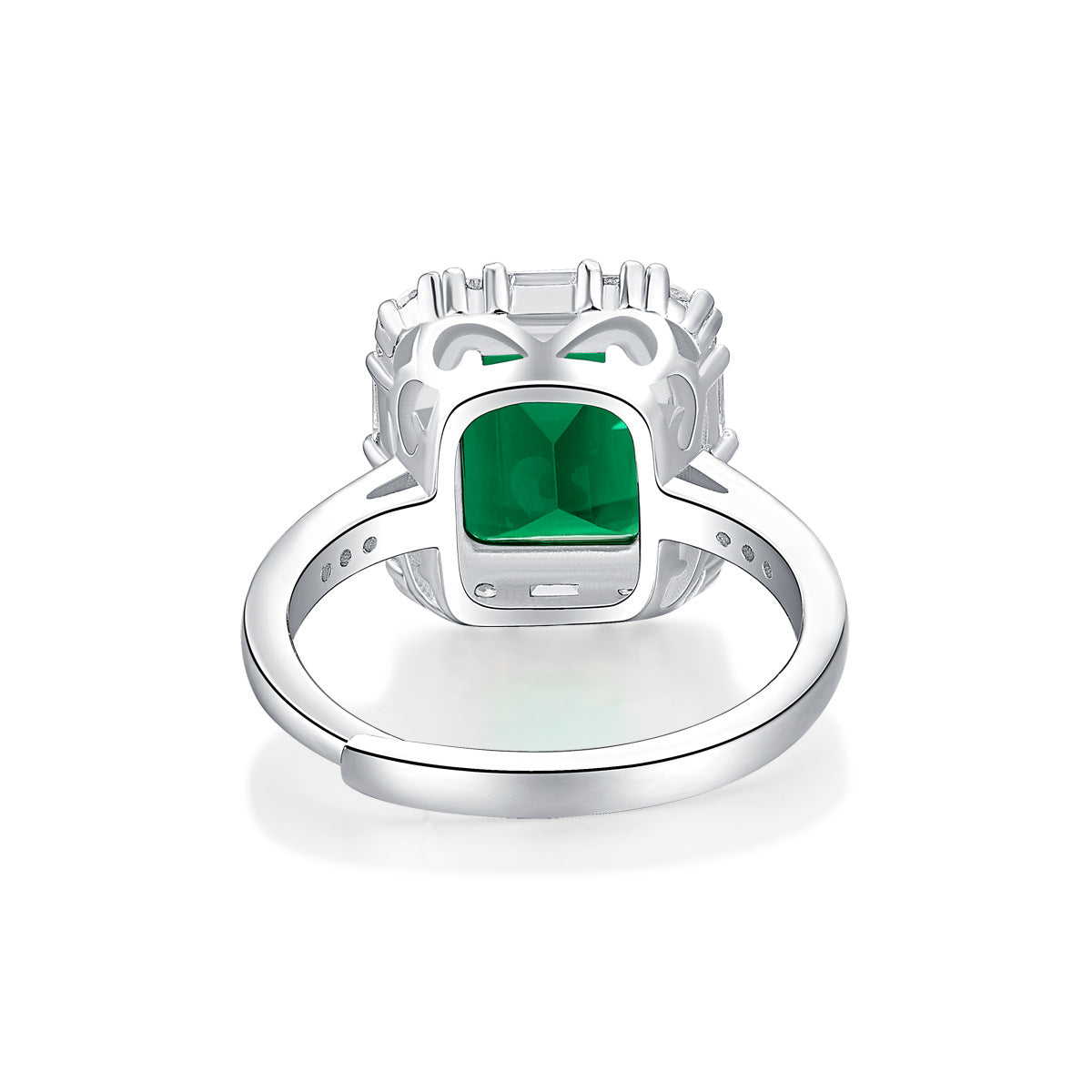 Baguette Cut Emerald Ring - HERS