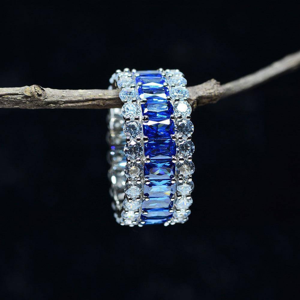 Sapphire Band Ring - HER'S