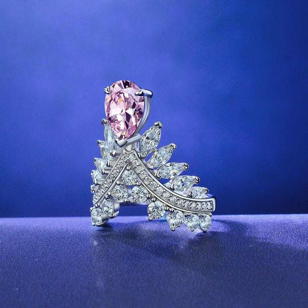 Princess Crown Diamond Ring - HER'S
