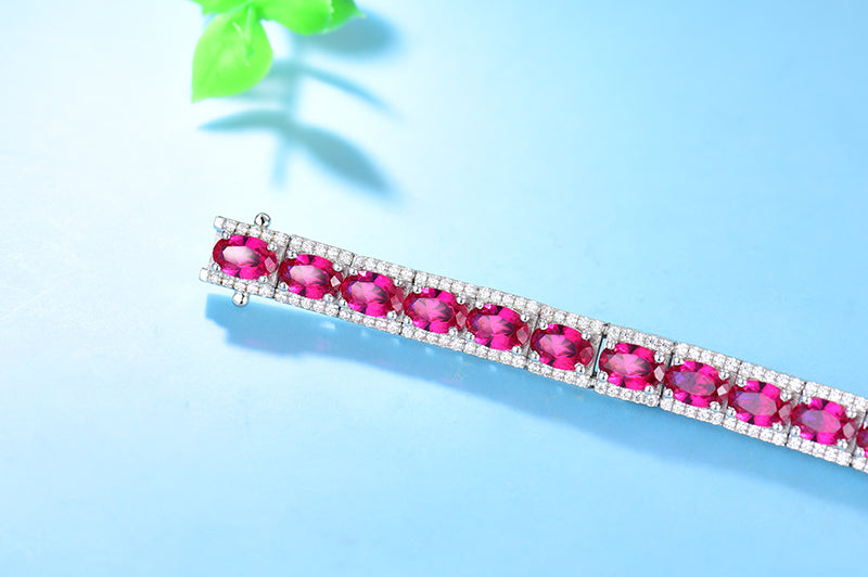 Ruby Stone Bracelet