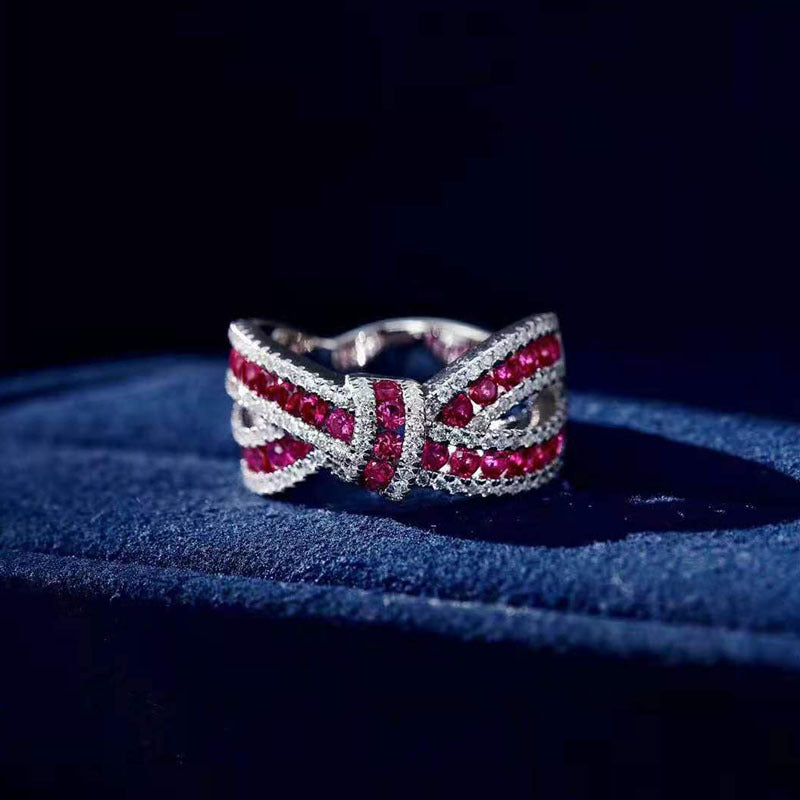 Antique Ruby Bow Ring - HERS
