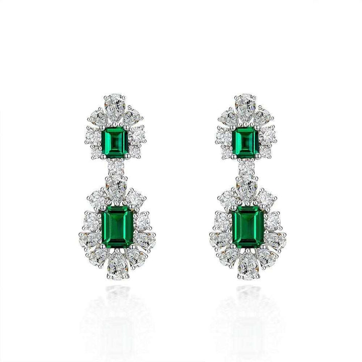 Emerald Necklace and Earring Set - HERS