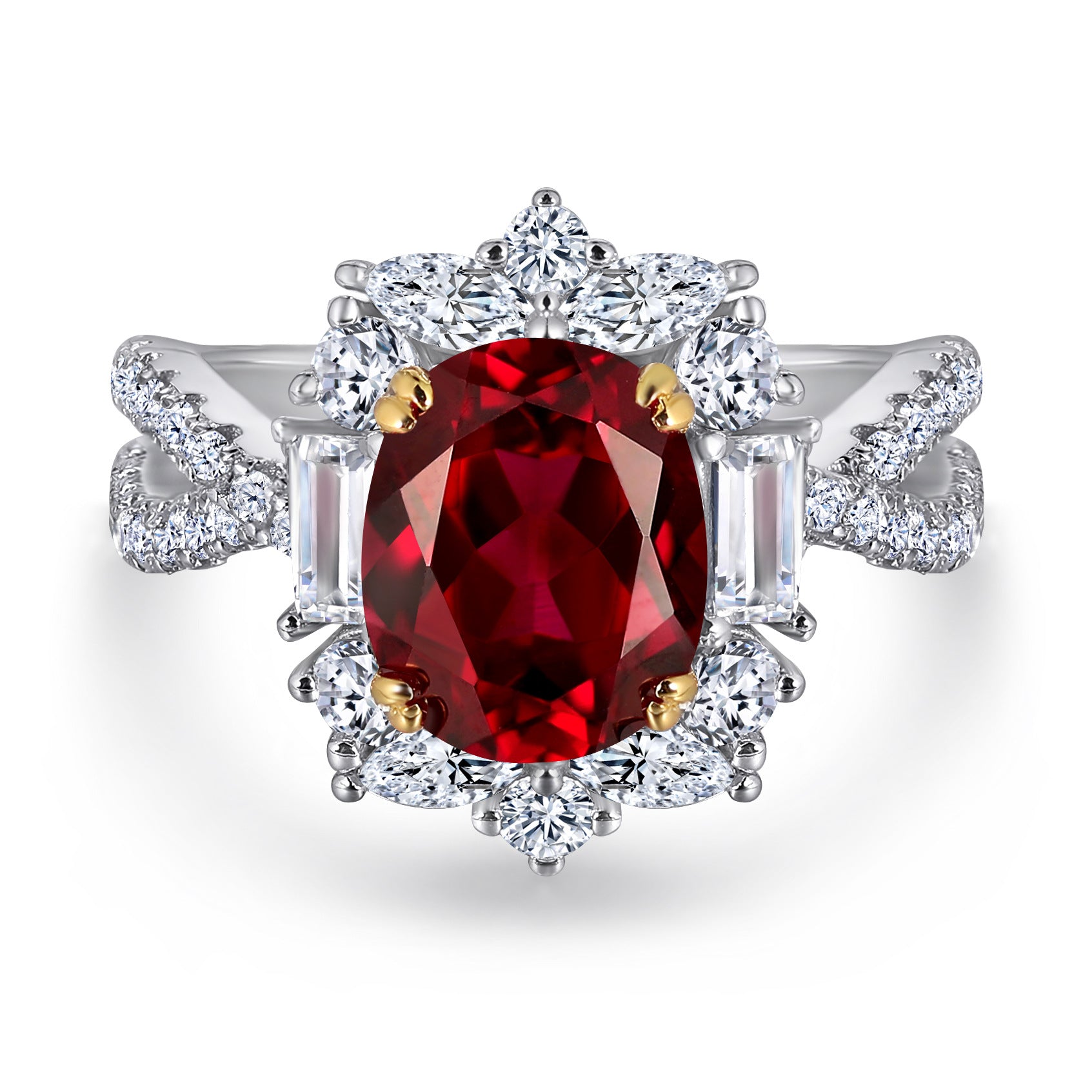 Vintage Red Ruby Ring