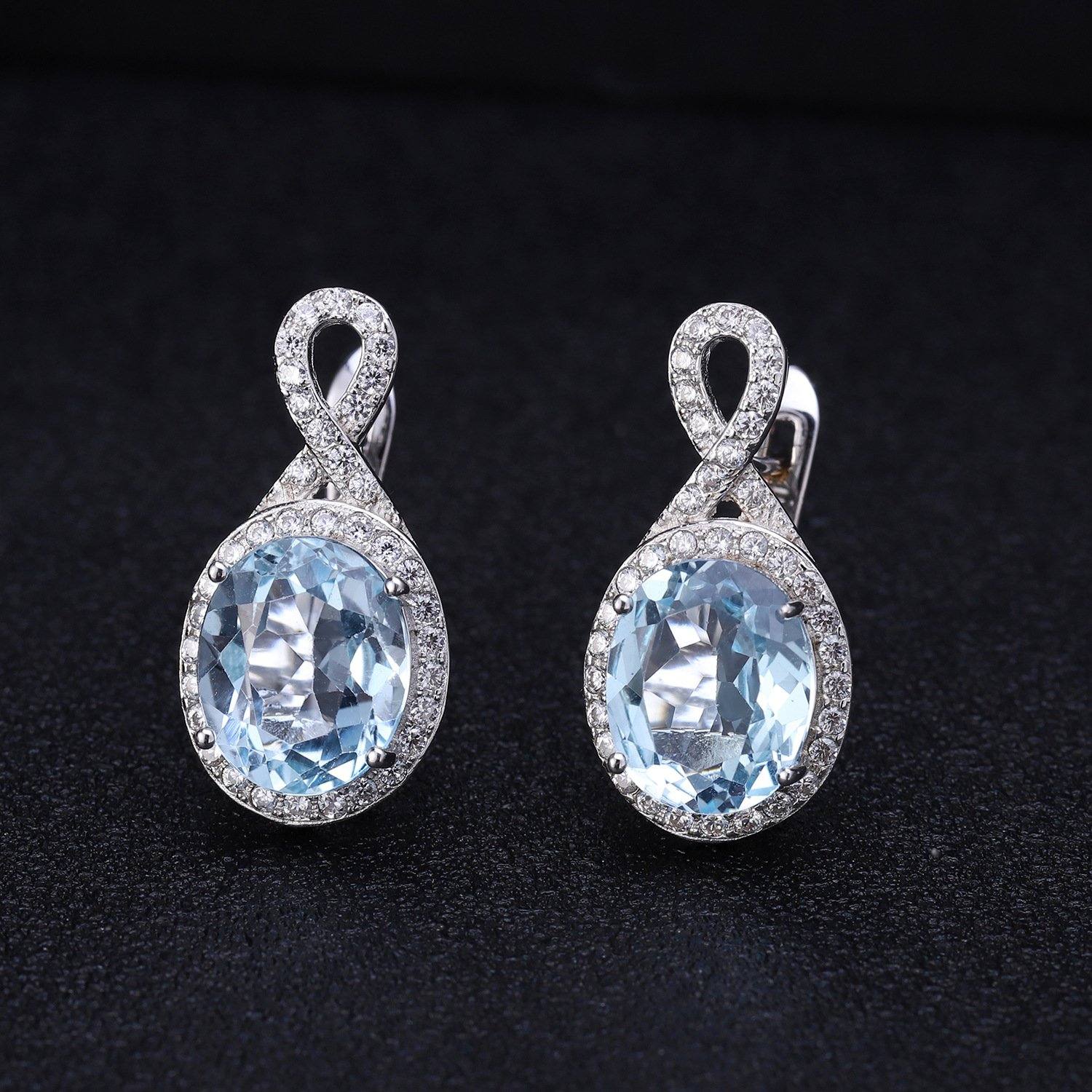 Blue Topaz Earrings - HERS