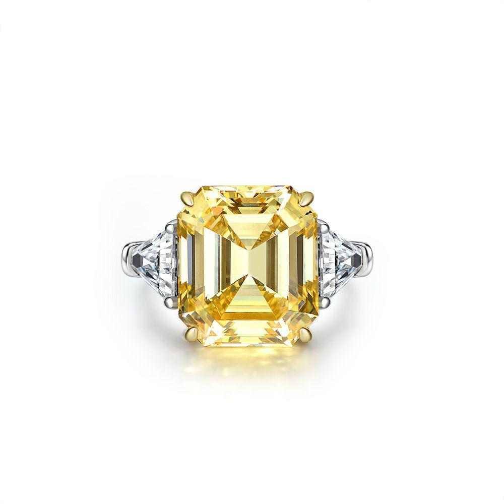 3 Carat Emerald Cut Diamond Ring - HER'S