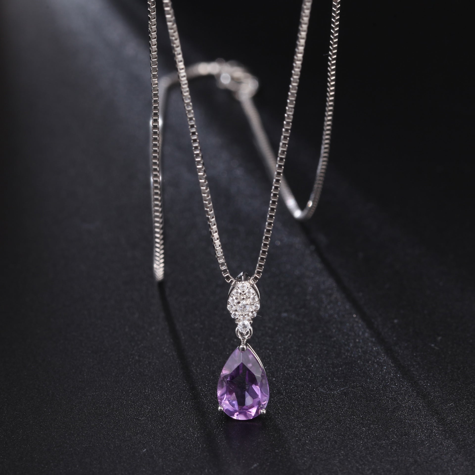 Amethyst Crystal Necklace - HERS
