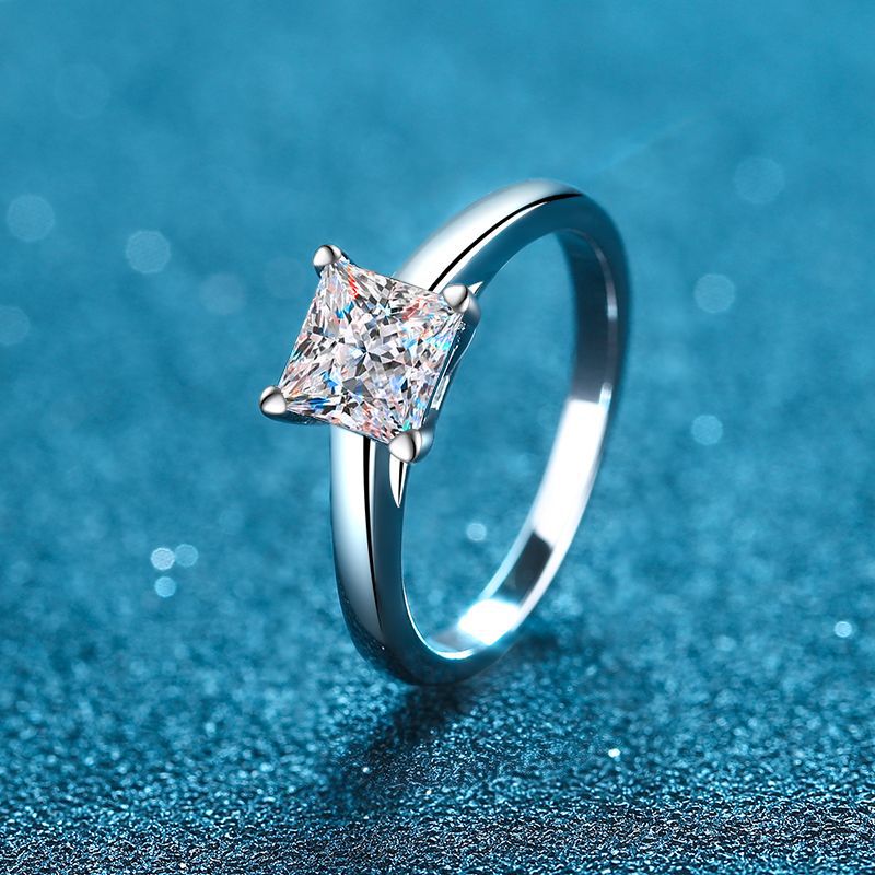 2 ct Moissanite Engagement Ring - HERS