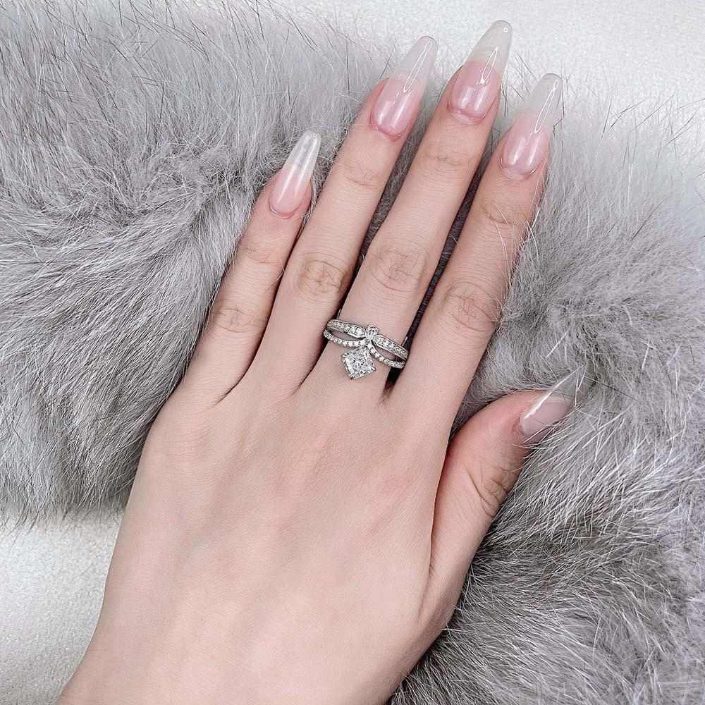 1 Carat Princess Diamond Ring - HERS