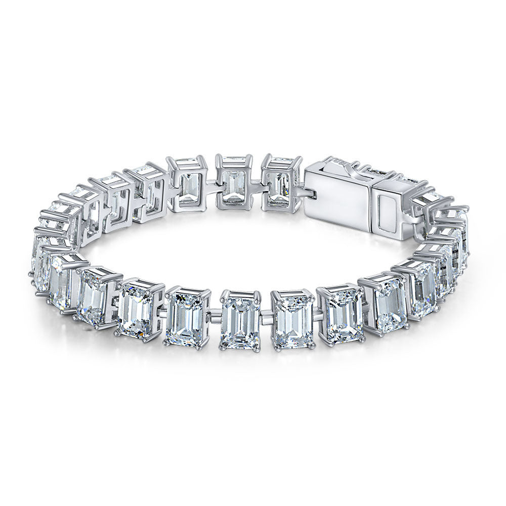 Emerald Cut Diamond Bracelet - HERS