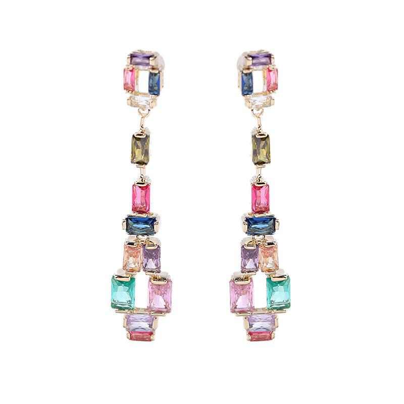 Colorful Dangle Earrings - HERS