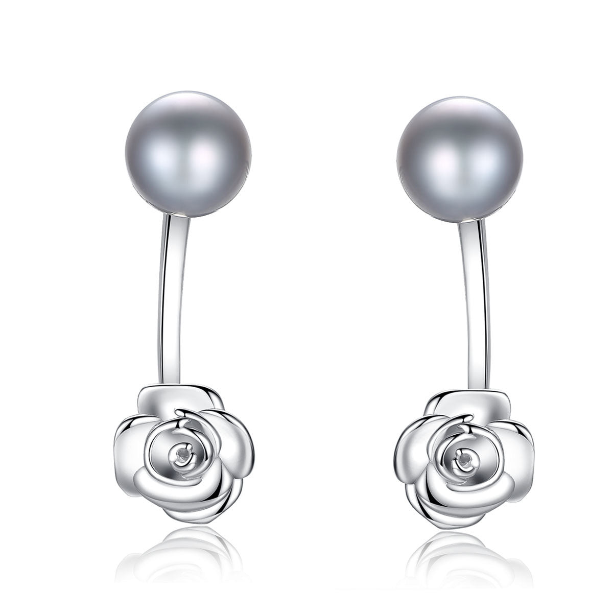 Gray Pearl Earrings - HERS