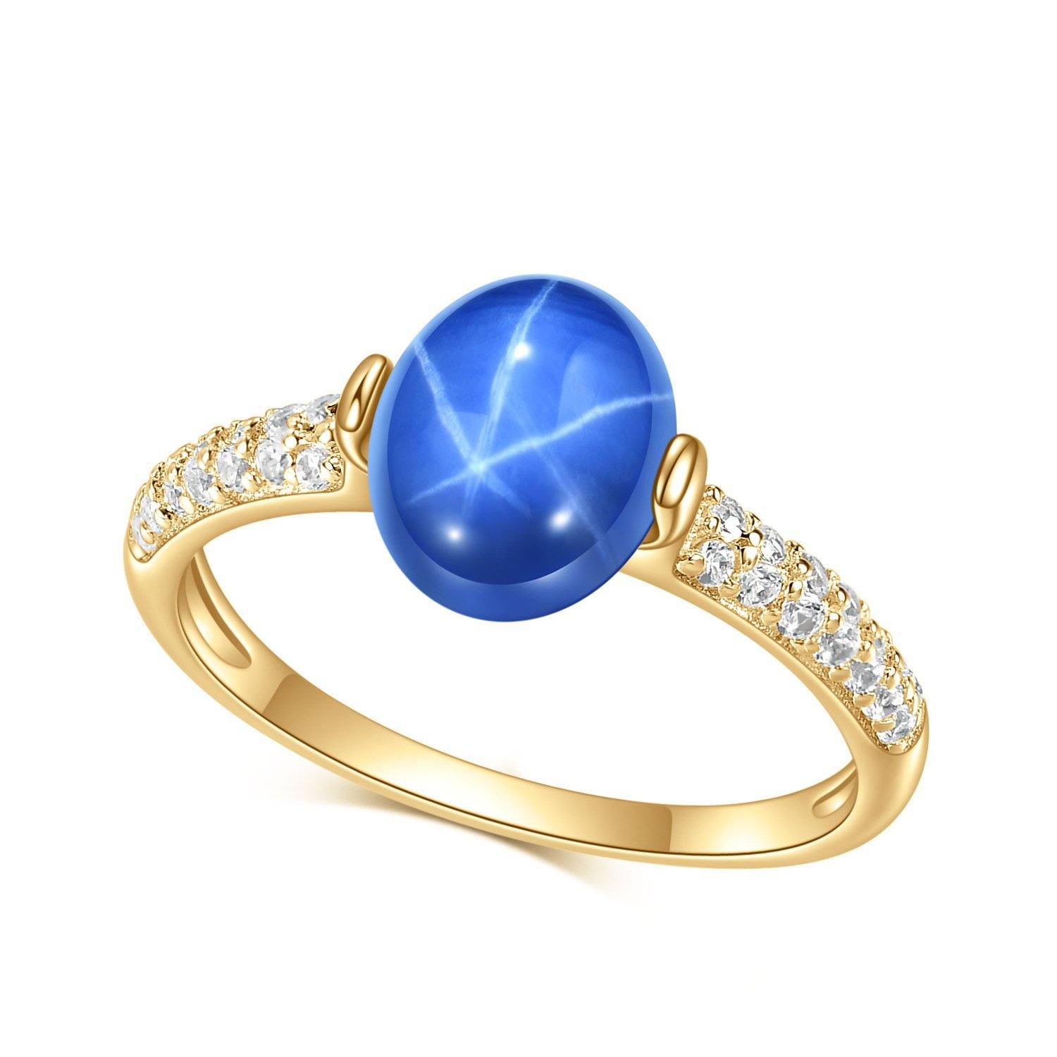 Star Sapphire Ring - HER'S