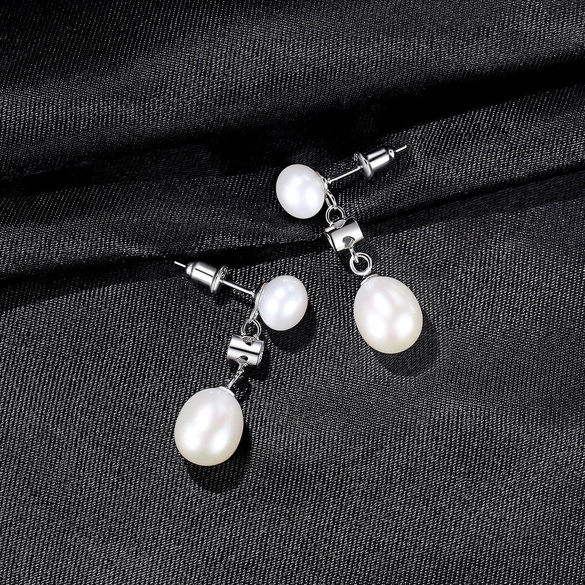 Drop Pearl Earrings - HERS