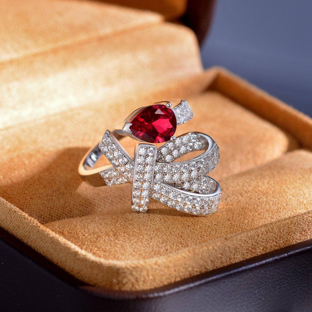 Classic Drop-shaped Ruby Ring - HERS